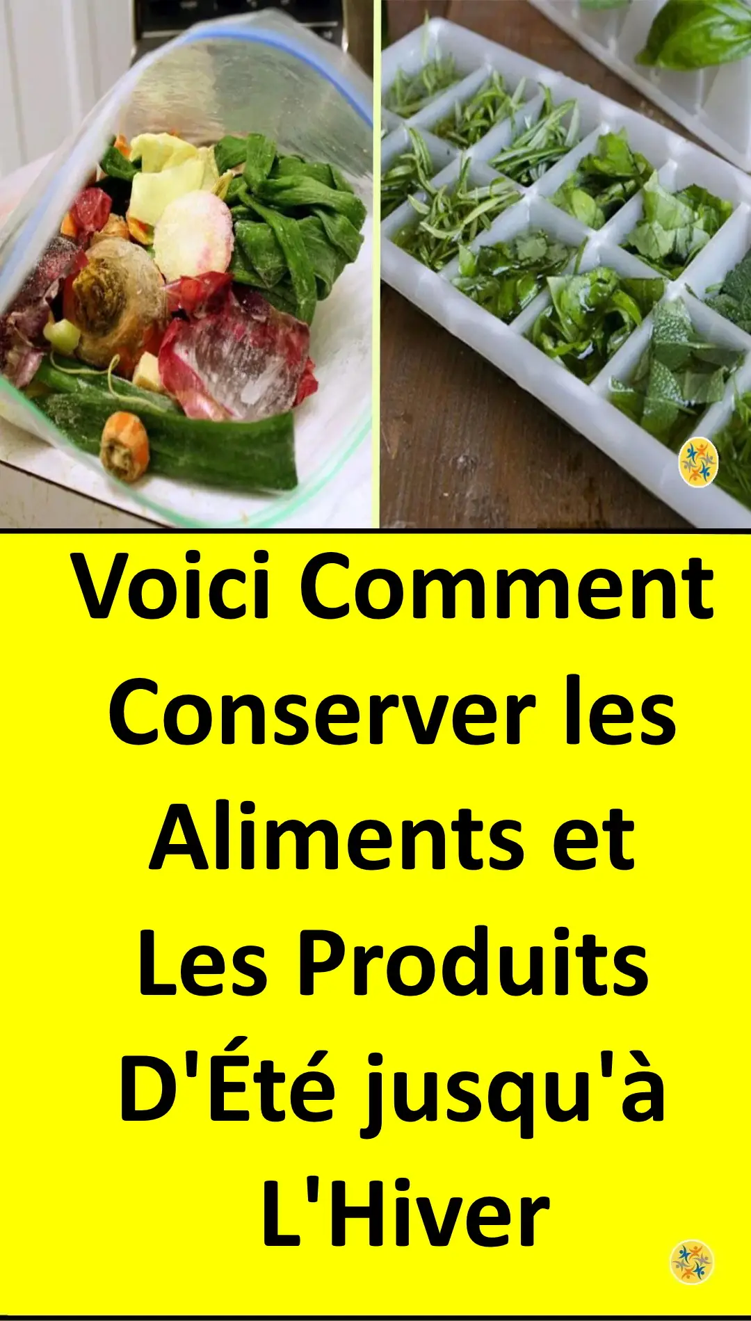 Mode de conservation des légumes et fruits 