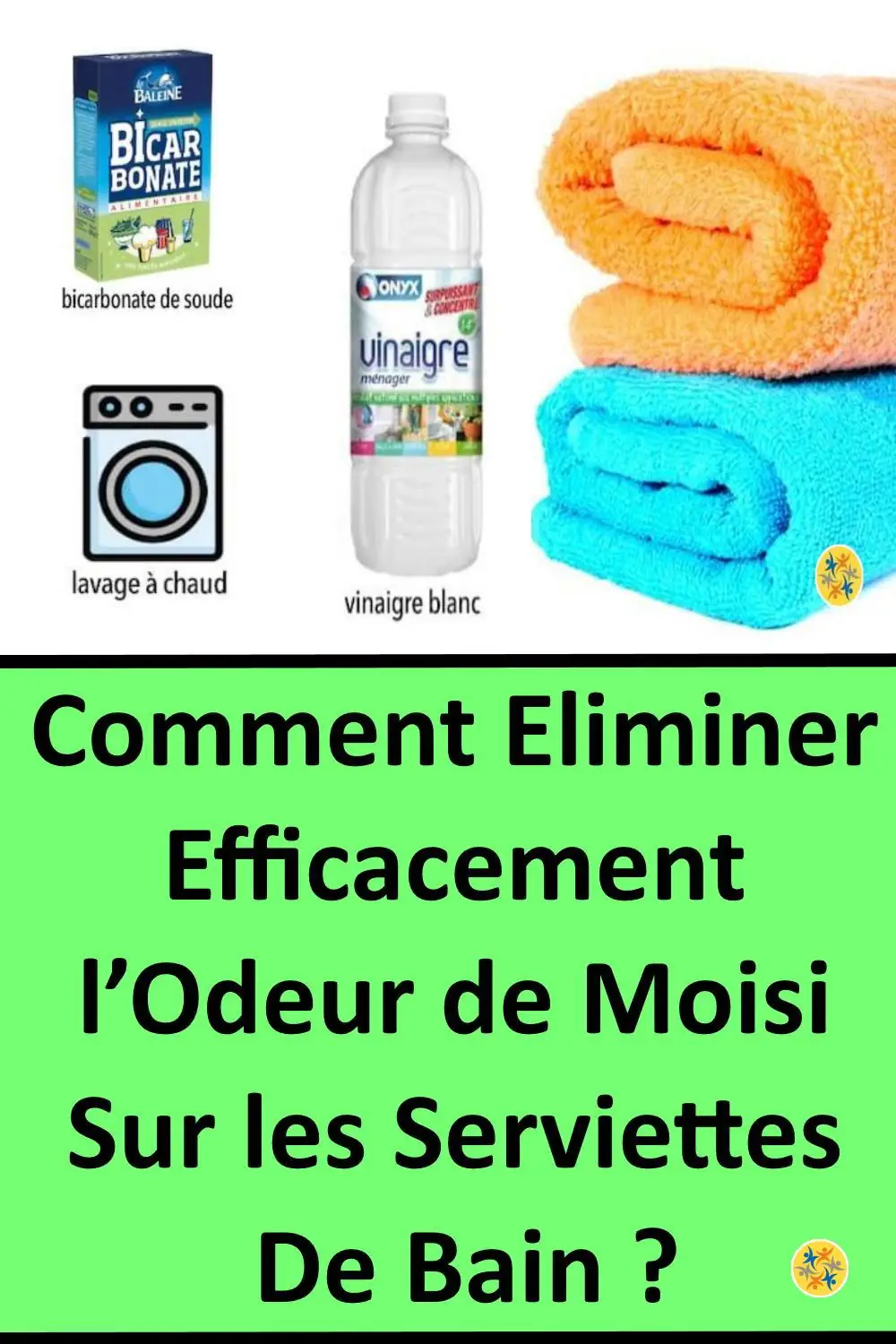Astuce pour éliminer l’odeur de moisi sur les serviettes 