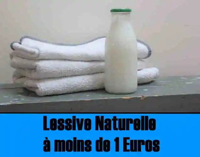 préparer une lessive naturelle fait maison 