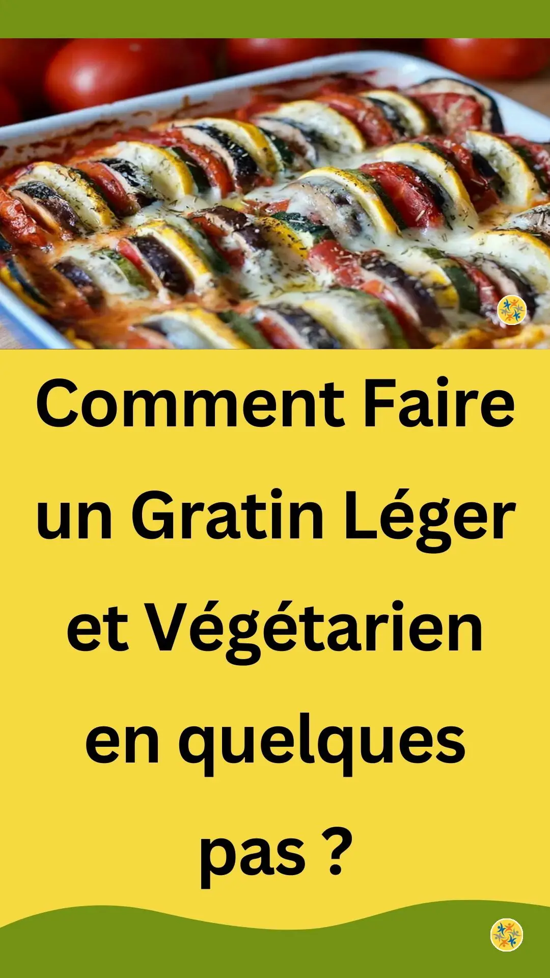 Les étapes de préparation de légumes gratinés 