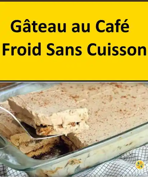 Recette d'un Gâteau au Café Froid Sans Cuisson 