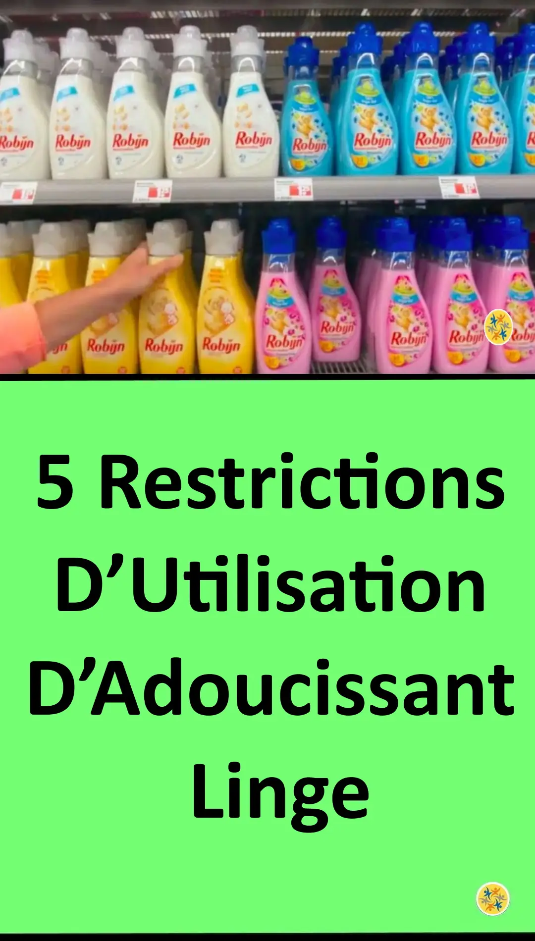 Restrictions d’utilisation d’adoucissant linge 