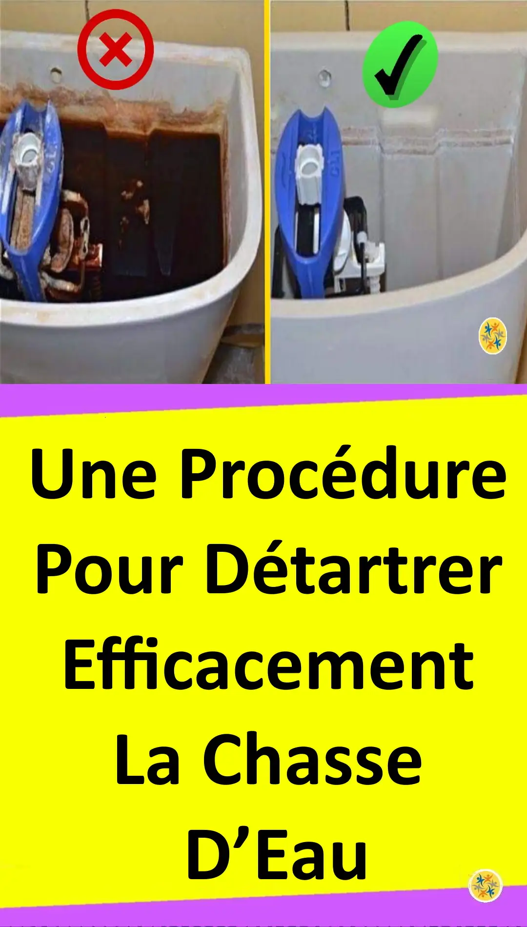 Comment détartrer la chasse d’eau de la toilette? 