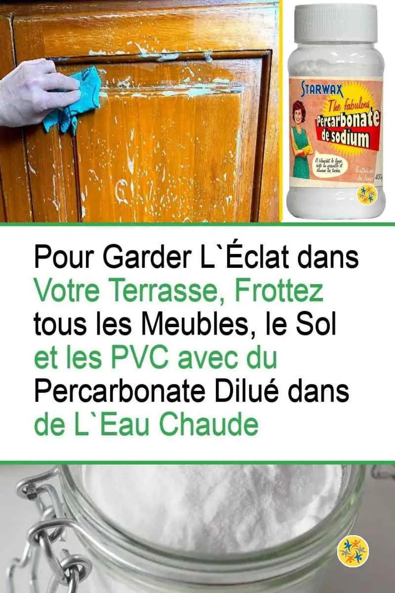 Le Percarbonate Economique et ses 4 Divers Intérêts Chez Vous 4 Nettoyage extérieur assuré par le percarbonate