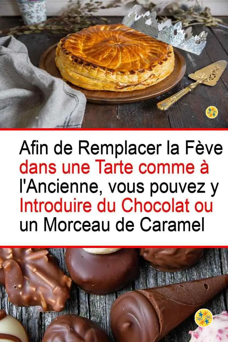 L'idée des friandises dans une galette pour remplacer la fève