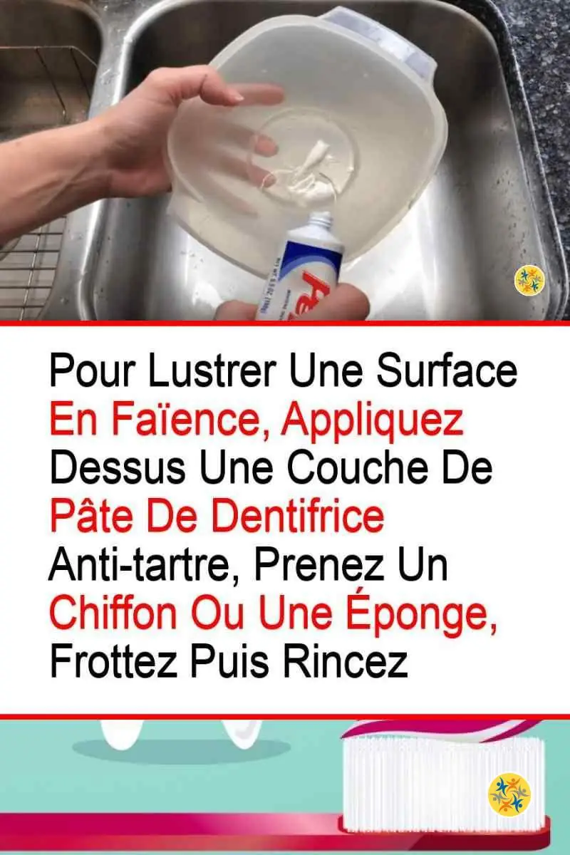 5 Produits Ecologiques pour un Lavabo qui Brille de Propreté et d’Éclat 4 Effet nettoyant du dentifrice sur un lavabo