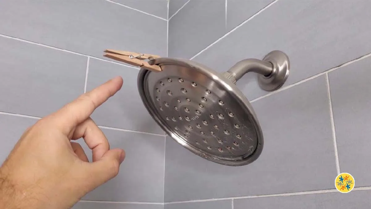 Pommeau De Douche Portable Avec Douchette - Idéal Camping, Randonnée, Plage (17cm, Blanc, Silicone/Inox)