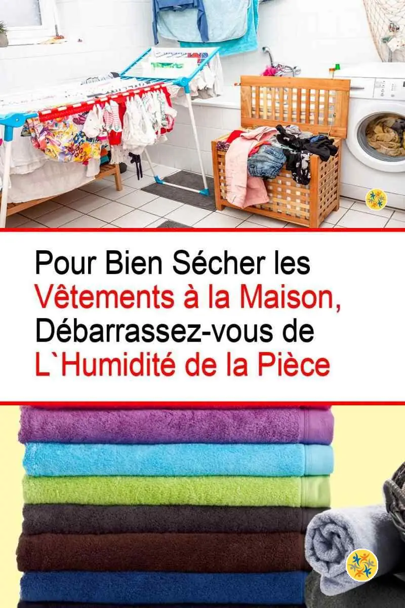 5 Trucs Pour Faire Sécher les Vêtements à la Maison 4 Sécher les vêtements en éliminant l'humidité de la pièce