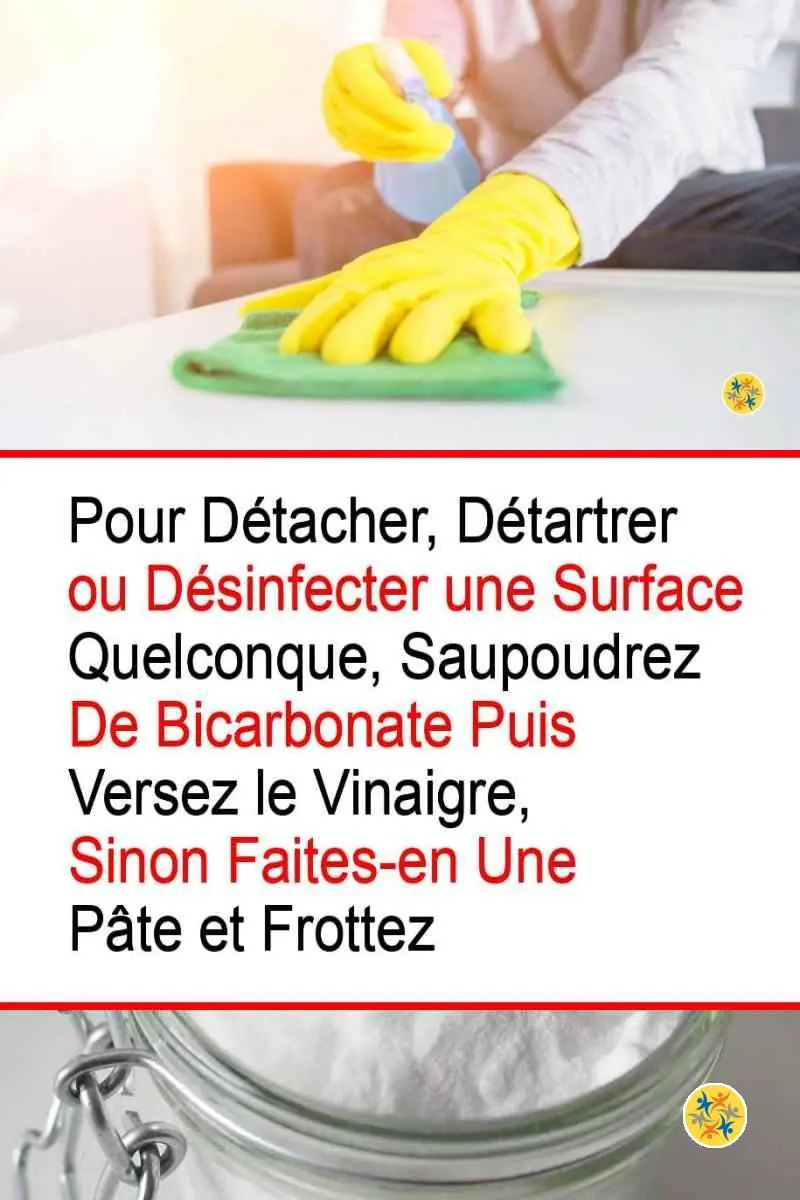 Le Mélange Invincible de 2 Nettoyants Naturels, Economiques et Fiables 4 Usage de vinaigre et bicarbonate comme nettoyants