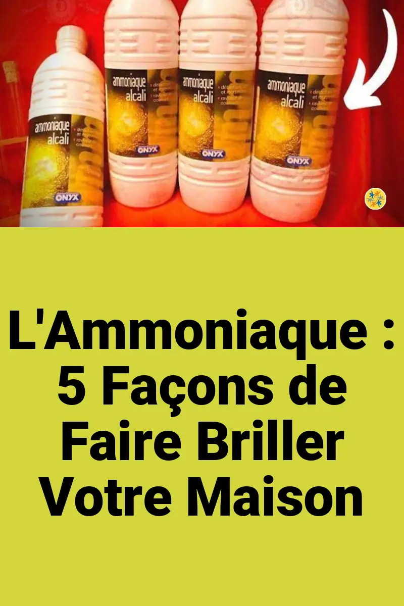 Les matières que l'ammoniaque peut lustrer 