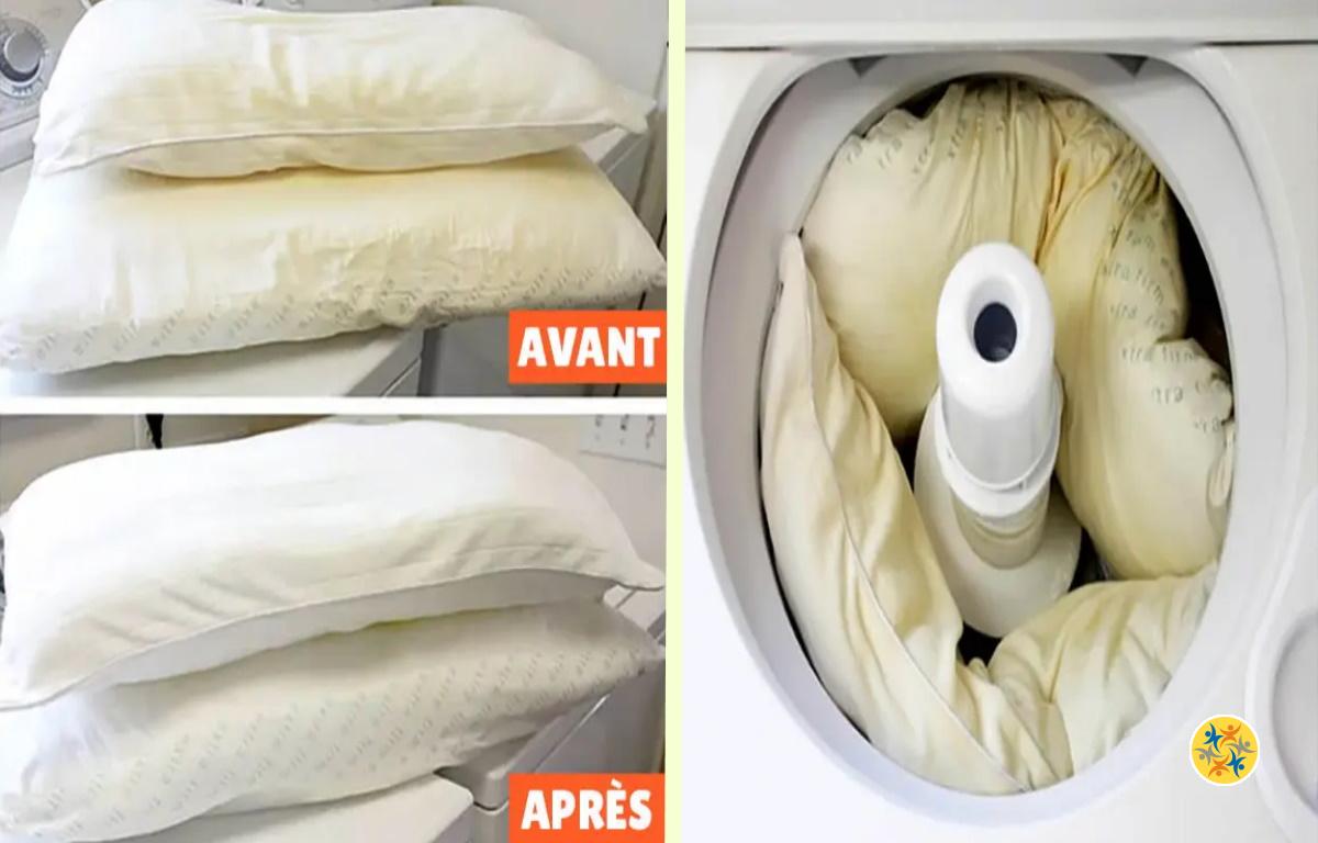 5 Astuces Pour Nettoyer l’Oreiller et Raviver sa Blancheur