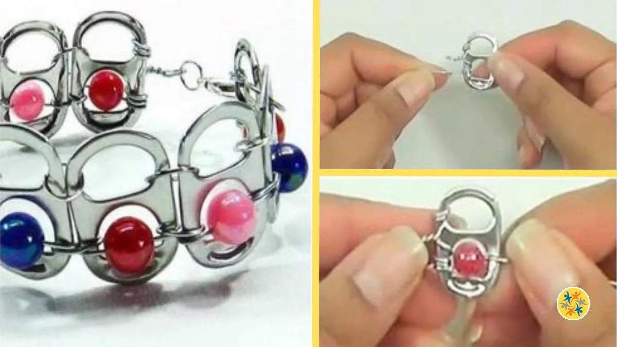 Le Truc Pour Faire un Bracelet original en recyclant les Capsules de