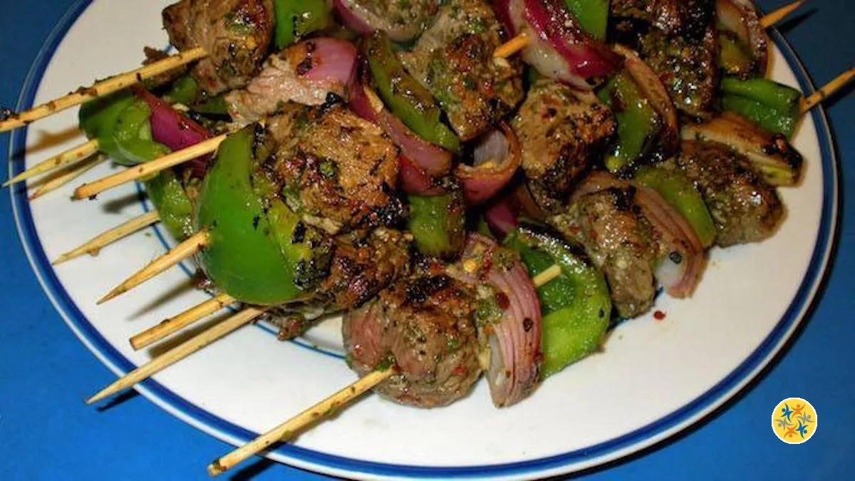 Brochettes de Viande et de Poivrons Prêtes en 10 Minutes