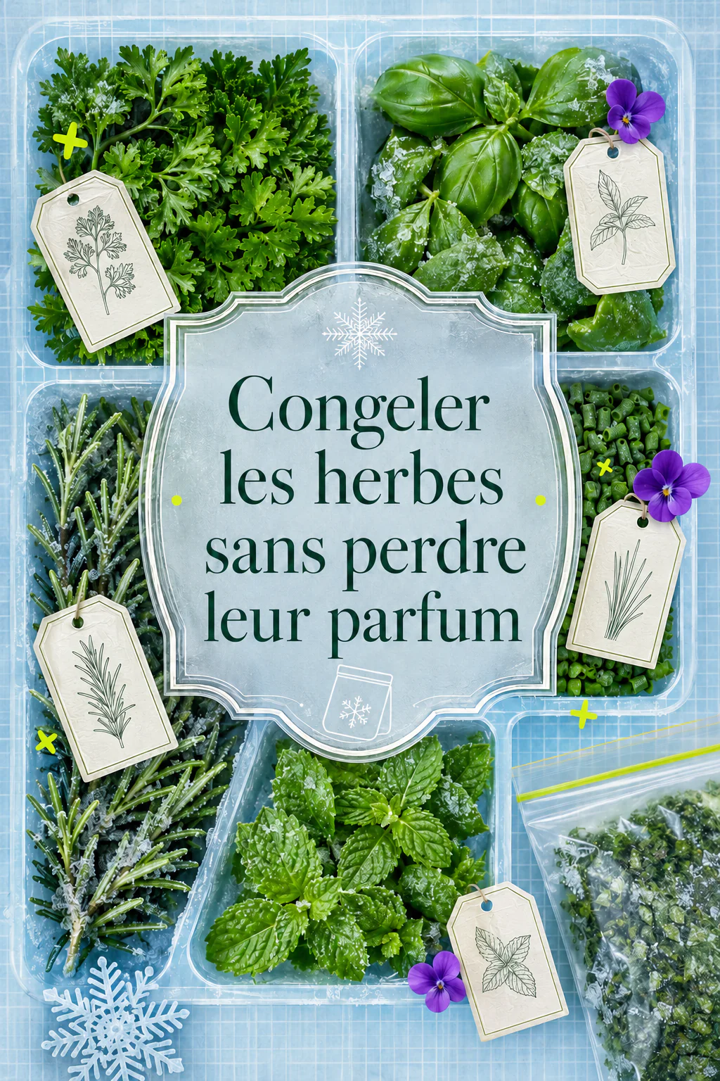 Comment congeler les herbes aromatiques sans perdre leur parfum ? 1