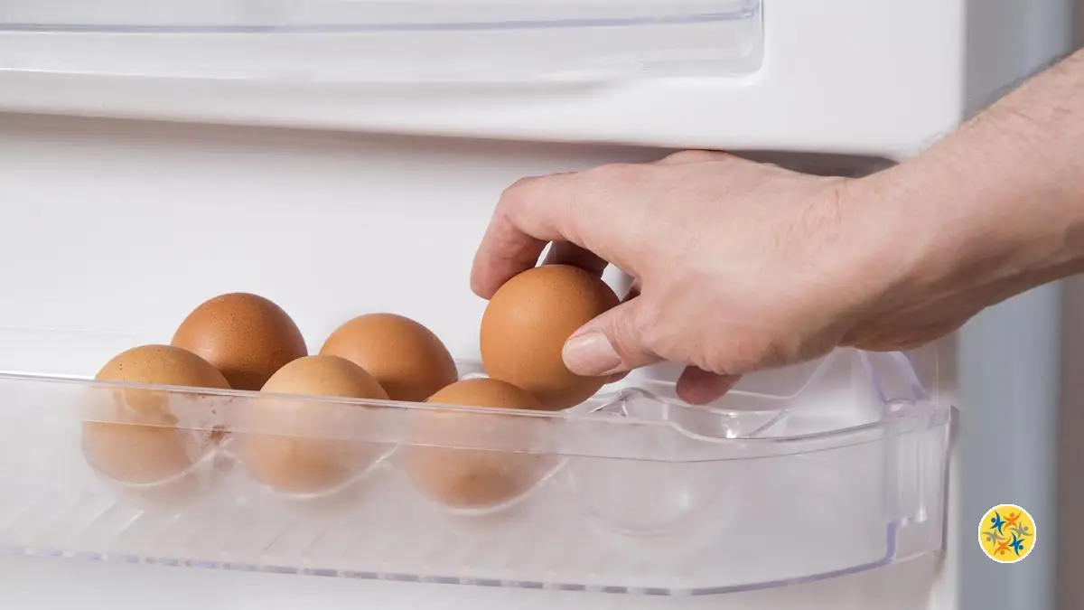 Bewaar eieren in de koelkast.