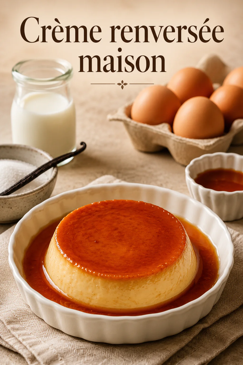 Crème renversée maison : recette classique et fondante 1