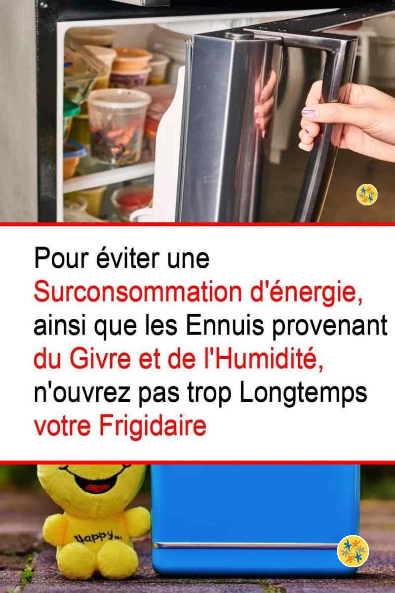 Faire des économies en évitant d'ouvrir longtemps la porte du frigo