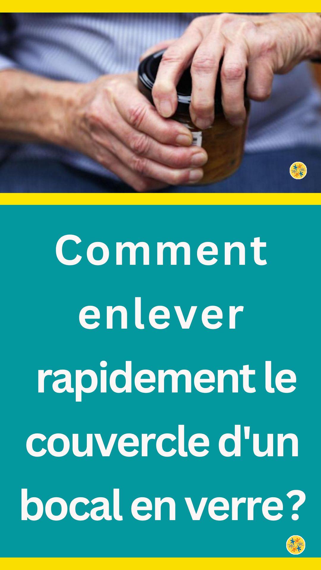 La technique facile d'ouvrir un pot fermé et dur