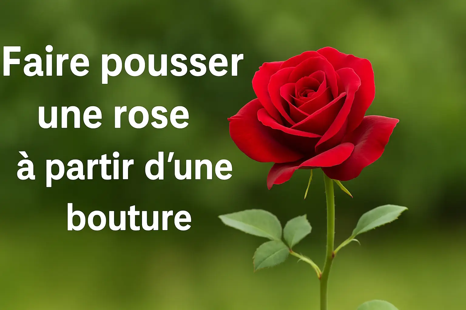 Multipliez vos rosiers facilement : Comment faire pousser une rose à partir d&rsquo;une bouture
