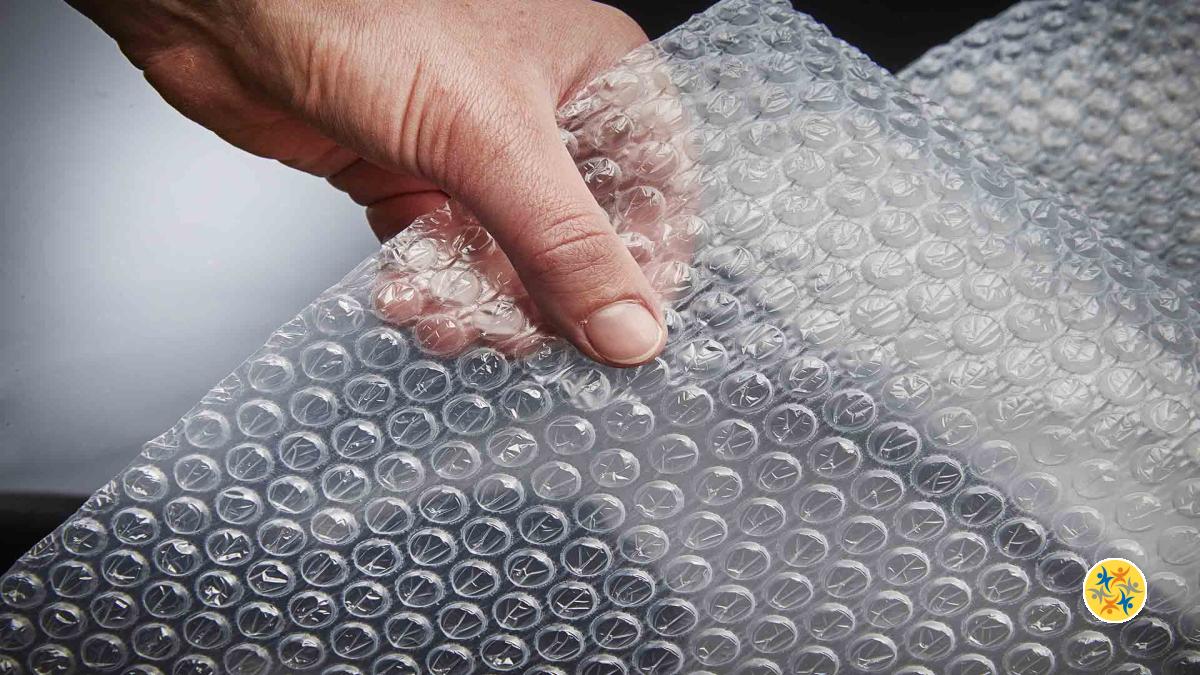 Usage de film à bulle pour l'isolation thermique