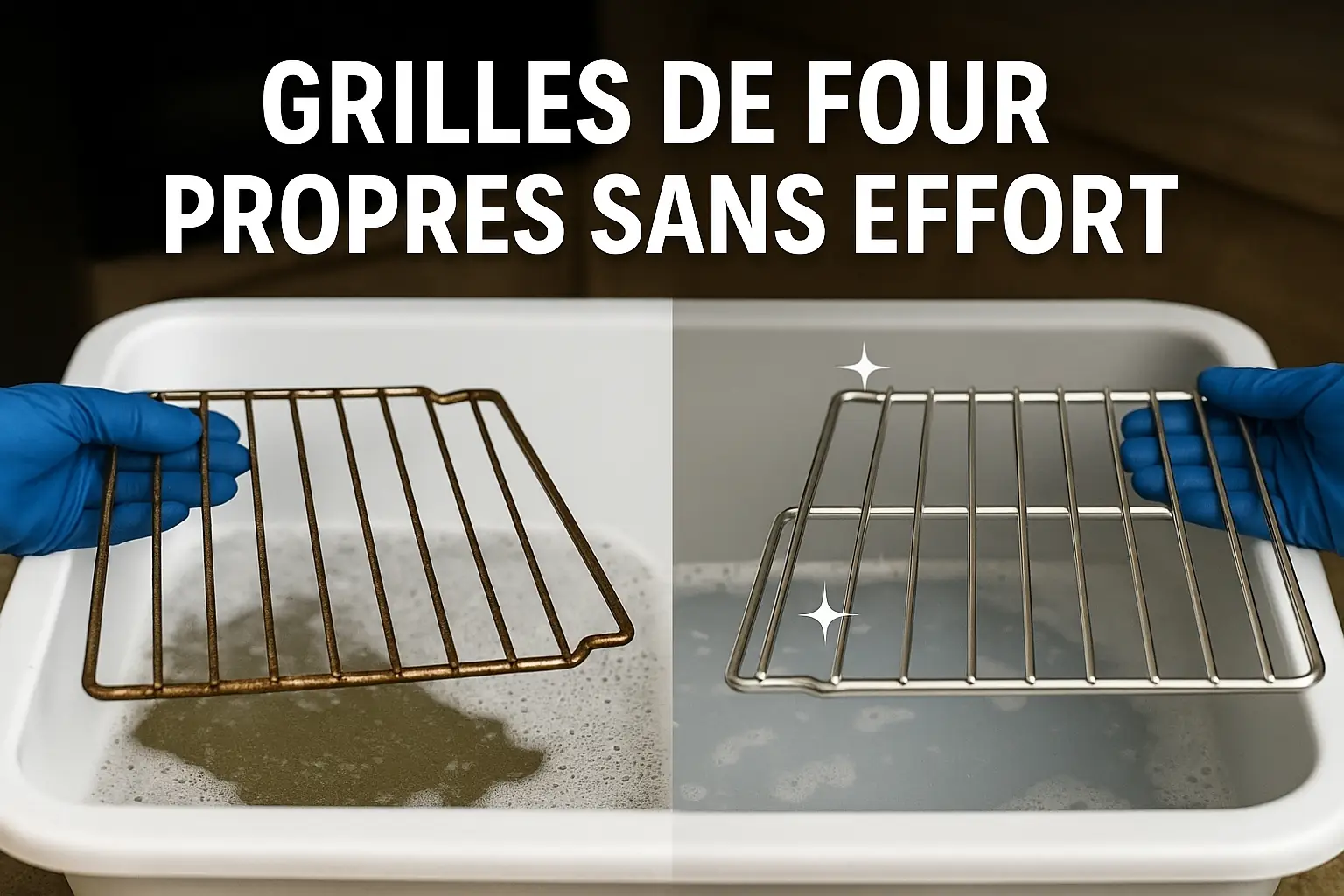 Comment nettoyer vos grilles de four sans frotter