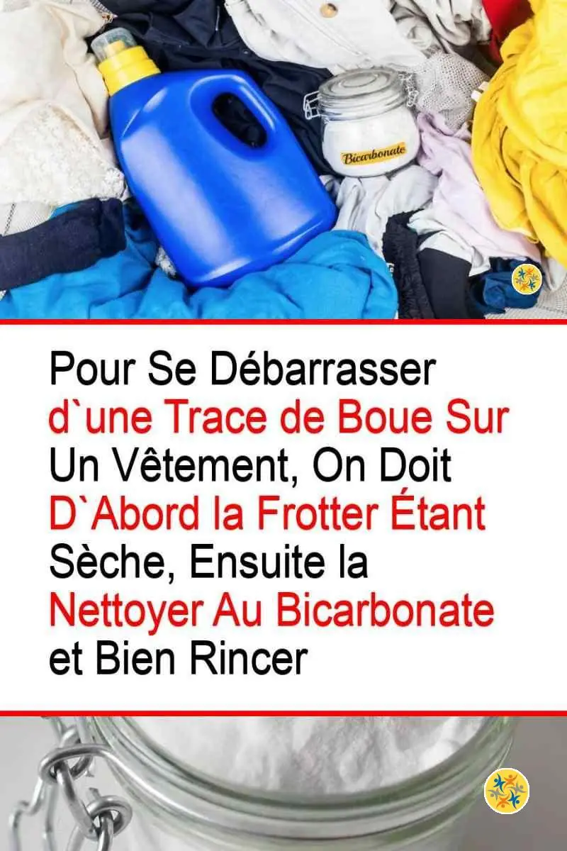 2 Manières d'Exploiter le Bicarbonate afin d'Enlever la Boue du Linge 8 Lavage manuel au bicarbonate pour détacher le linge