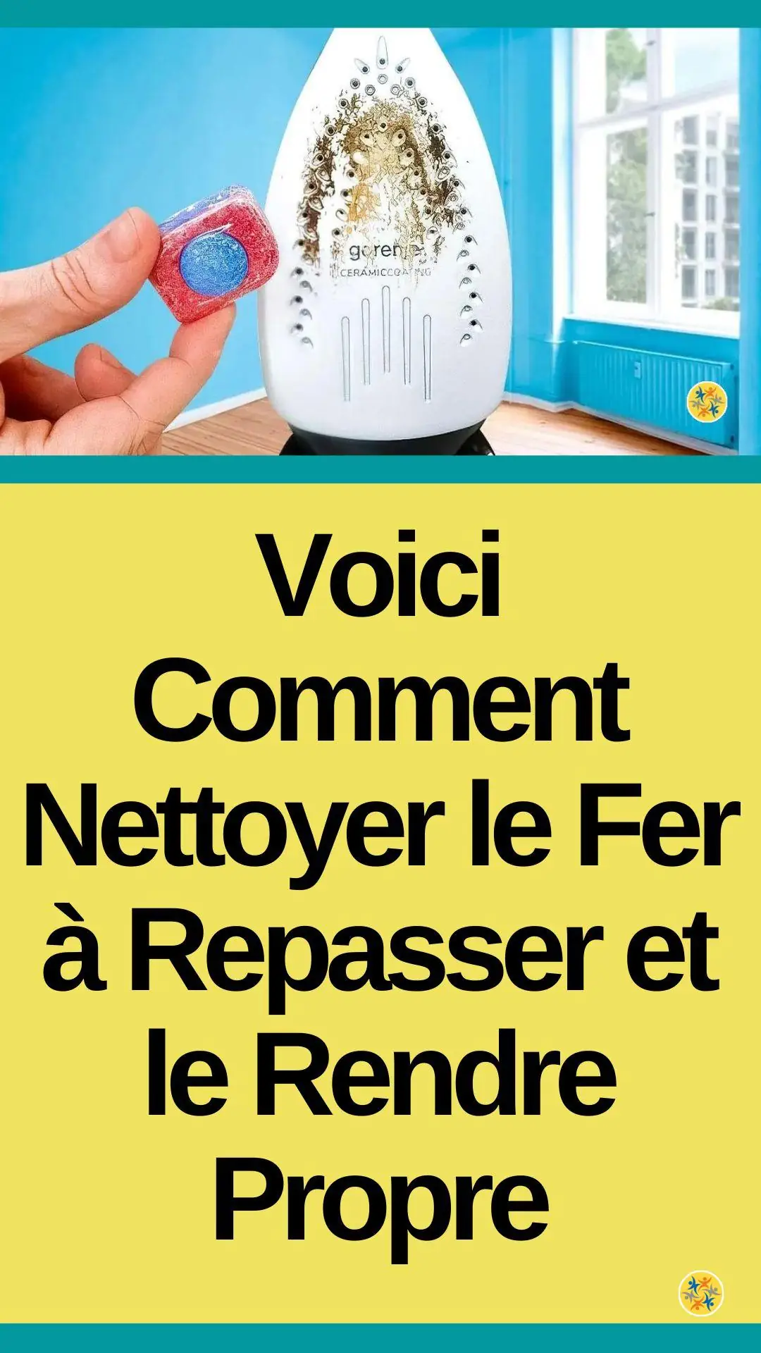 Une astuce pour nettoyer le fer à repasser 
