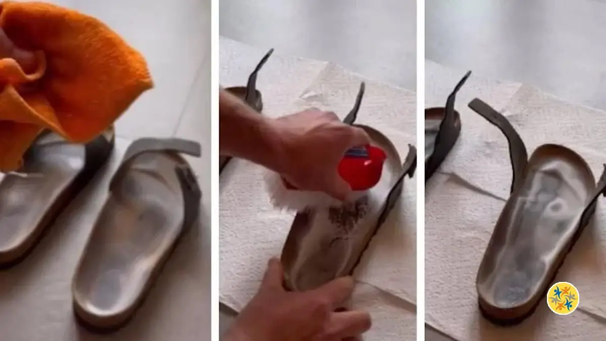 sandalen sauber machen