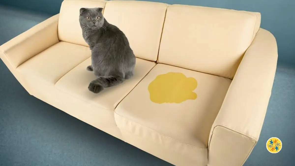 nettoyer urine de chat sur canapé en tissu