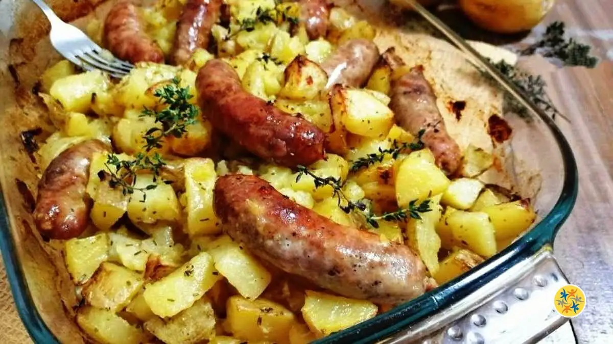 Recette des Délicieuses Pommes de Terre Saucisses au Four