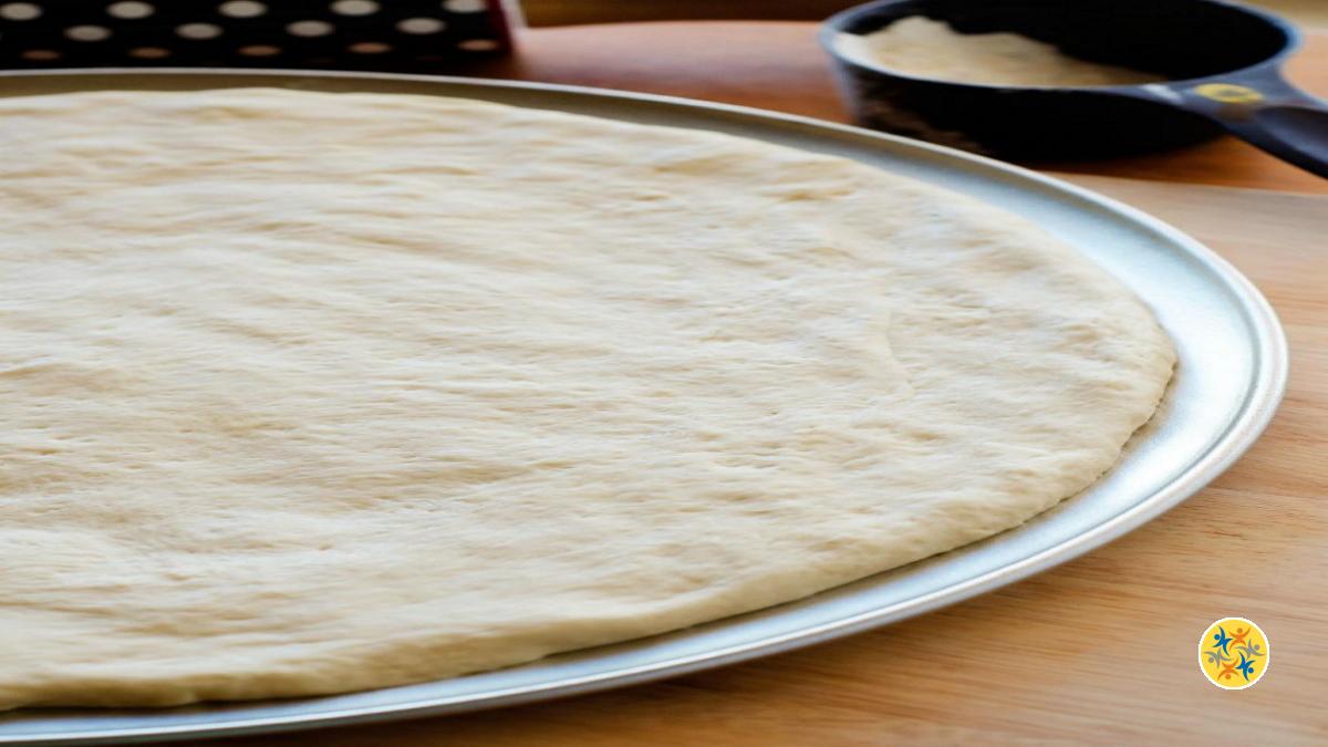 La préparation de la pâte à pizza