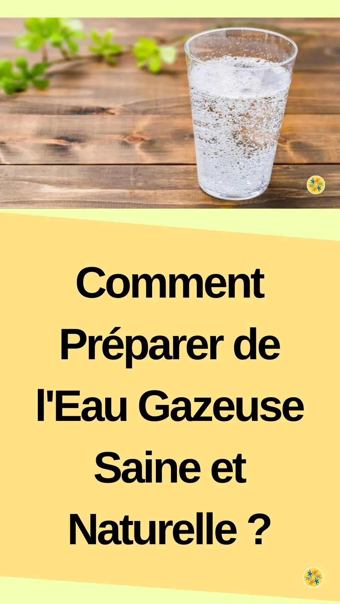 Recette d'eau gazeuse saine et naturelle 