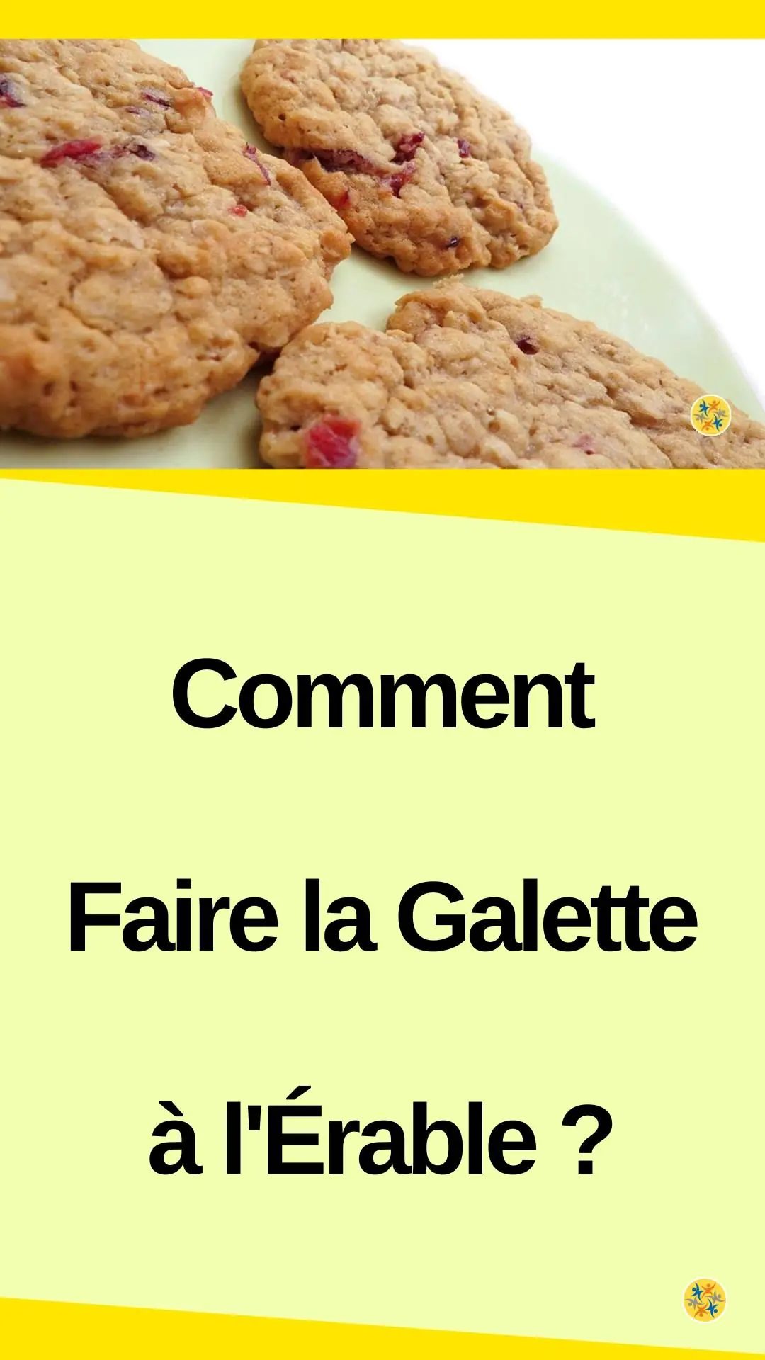 Recette de galette à l'érable 