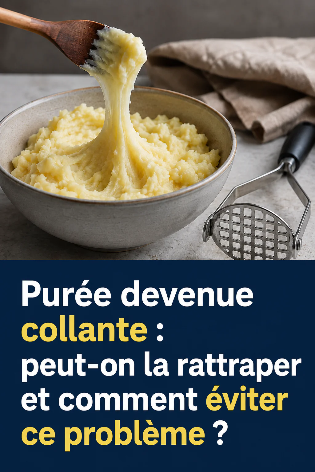 Votre purée est devenue collante ? Ne la jetez pas : voici comment l'utiliser 1