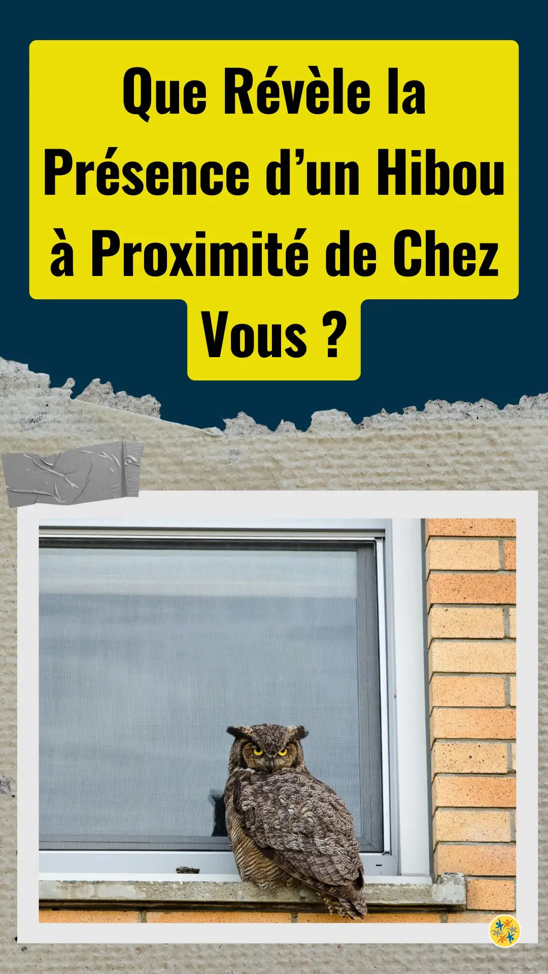 Pourquoi un hibou choisit-il de se poser près de votre foyer ? 