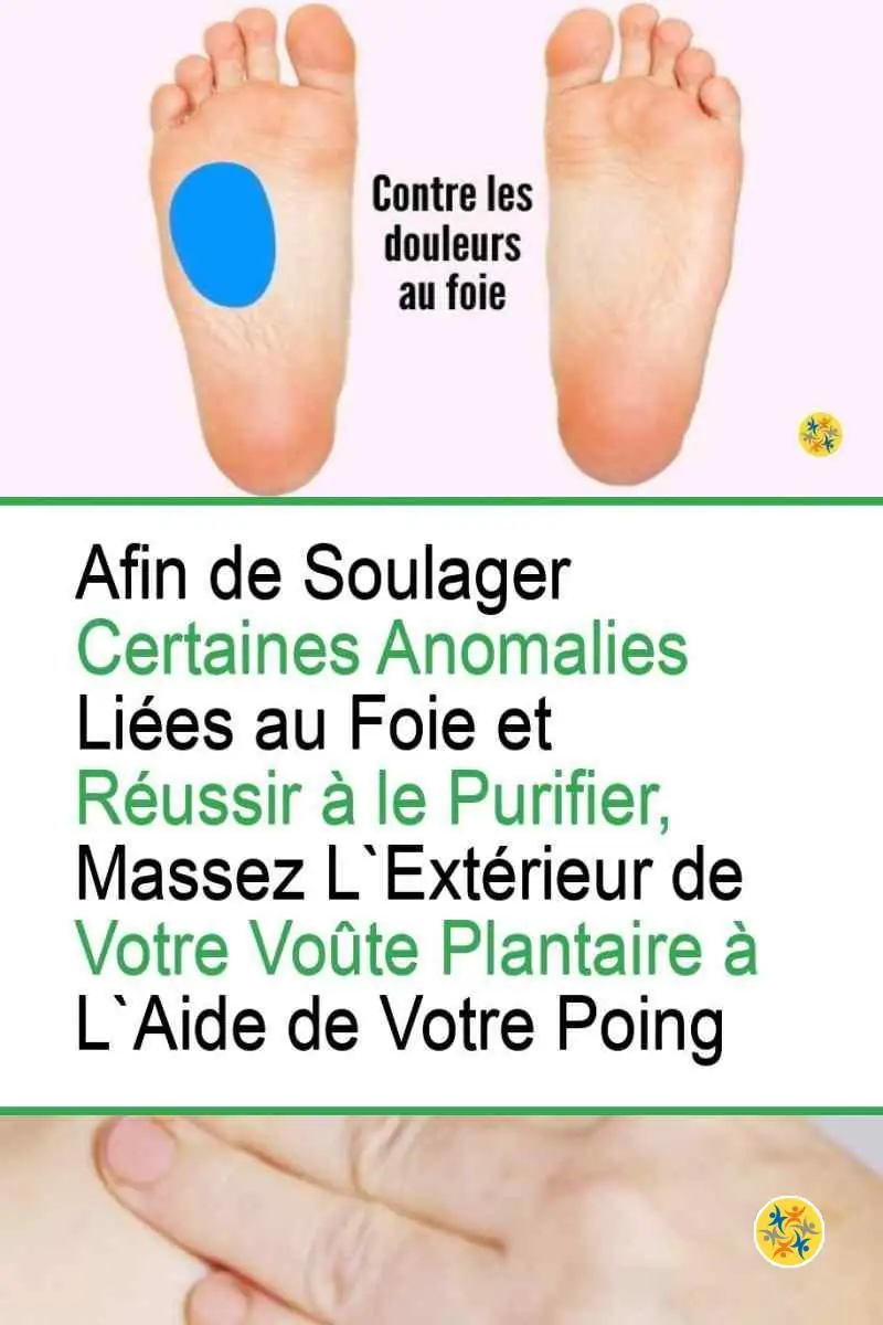 Massage des Pieds et 6 Effets Bénéfiques sur le Reste de l'Organisme 16 Façon de masser les pieds pour soulager le foie