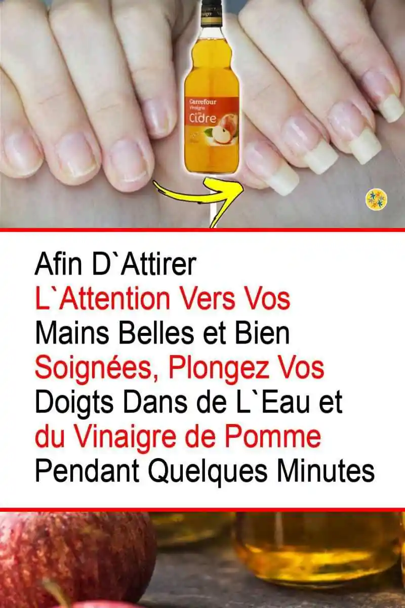 Renforcez vos Ongles grâce à 5 Remèdes Naturels et Vigoureux 8 Soin au vinaigre pour des ongles ravissants