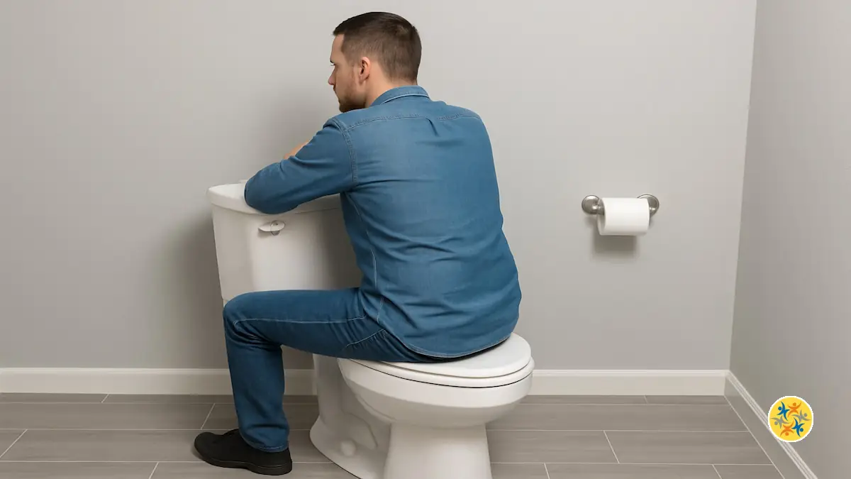Pourquoi Certaines personnes s&rsquo;assoient-elles sur les toilettes face vers l&rsquo;avant ?
