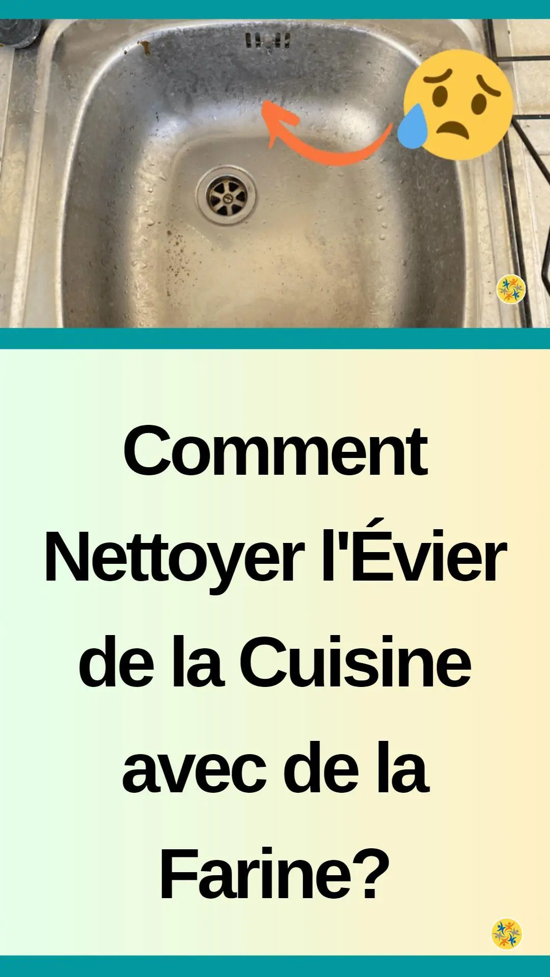 Nettoyez votre évier à la perfection en utilisant de la farine 