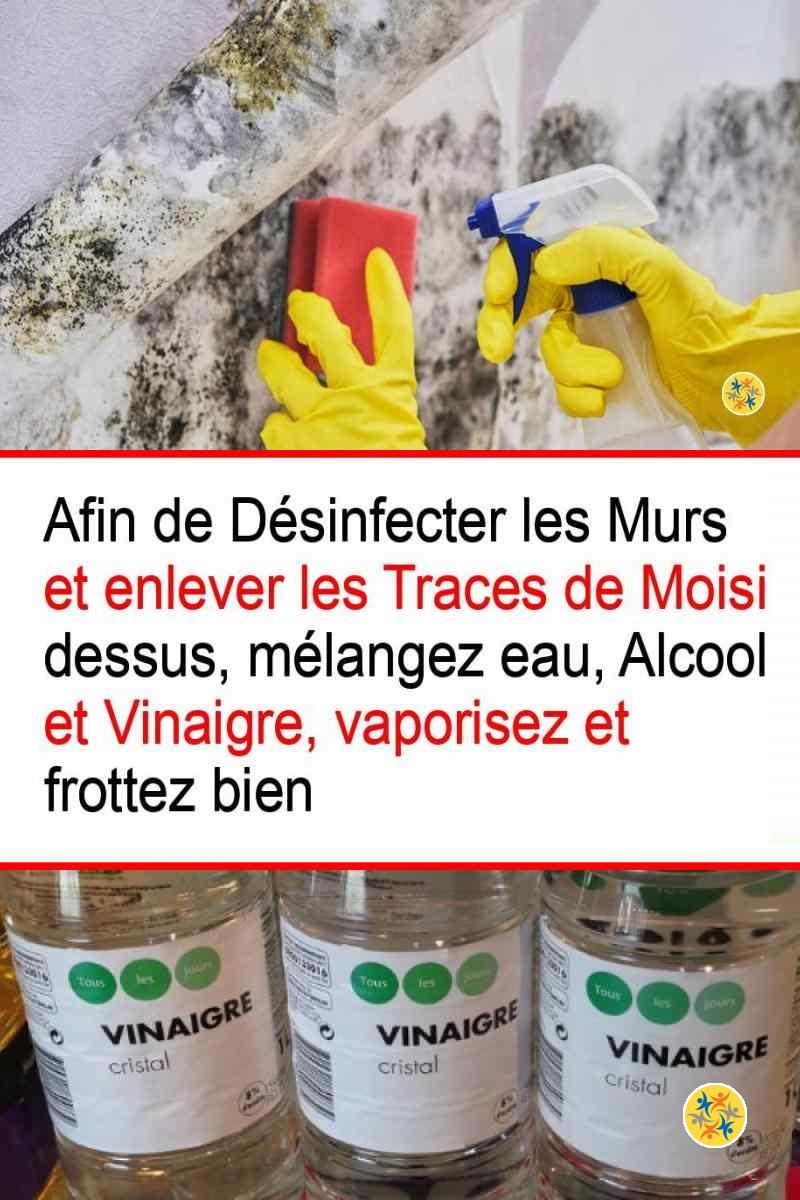 Solutions désinfectantes dans un seul mélange anti-moisissure