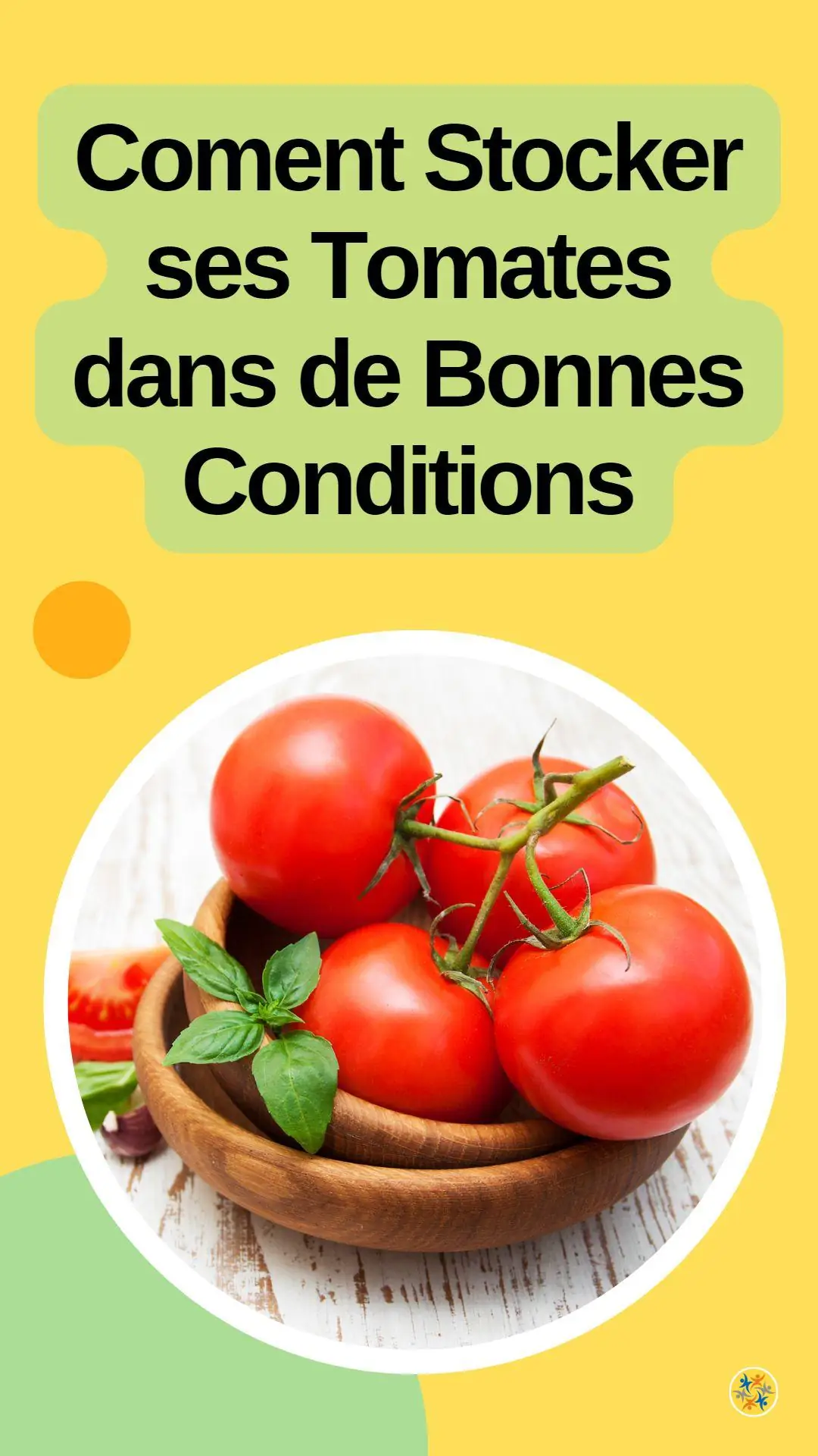 Conservation d'une tomate de la manière la plus simple 
