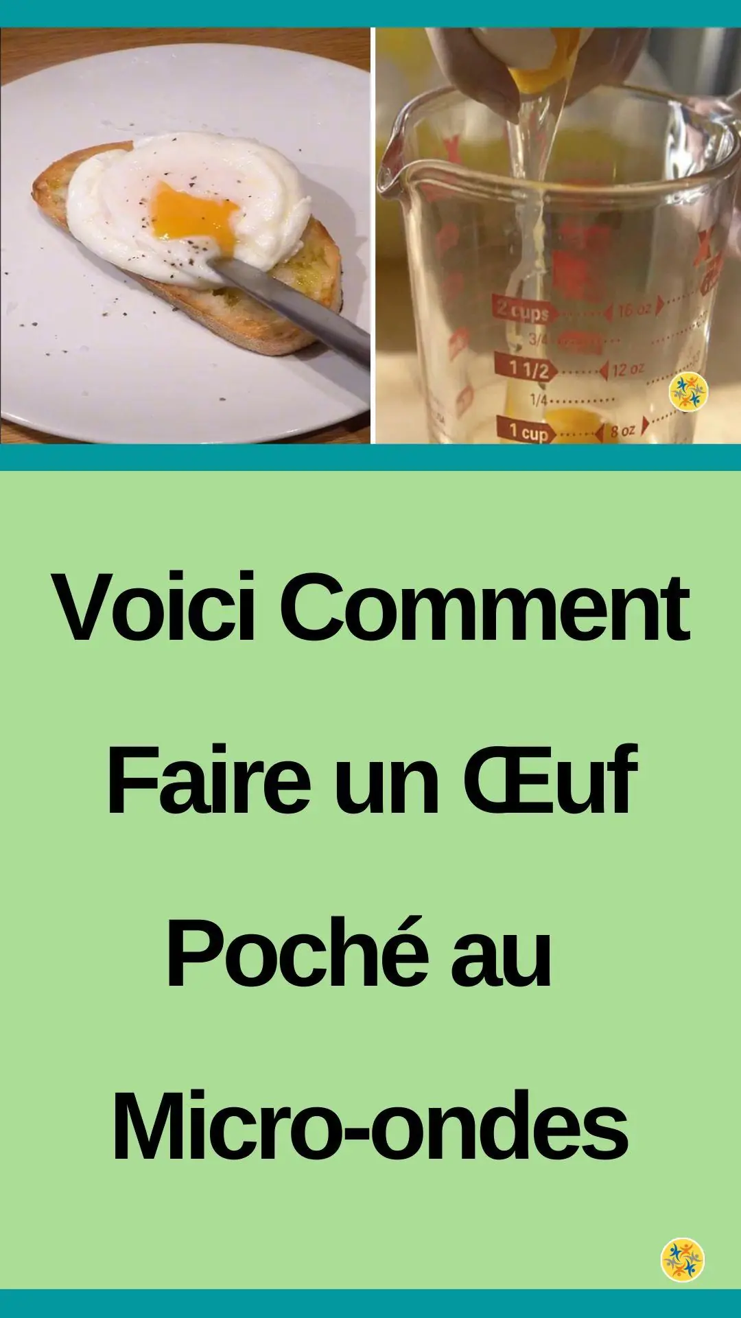 Astuce pour faire un œuf poché au micro-ondes 